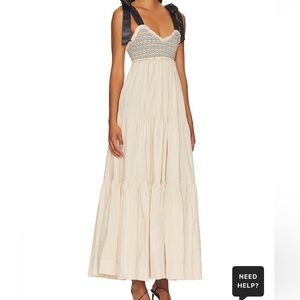 Free People Bluebell Maxi Dress in Vacation Sand